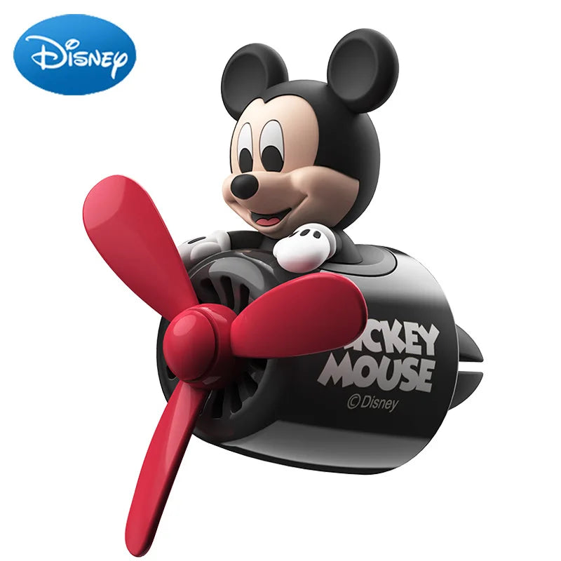 Stitch Car Air Freshener Cute Stitch Pilot Propeller Outlet Aromatherapy Car Interior Vent Fresheners Perfume Decor Gifts