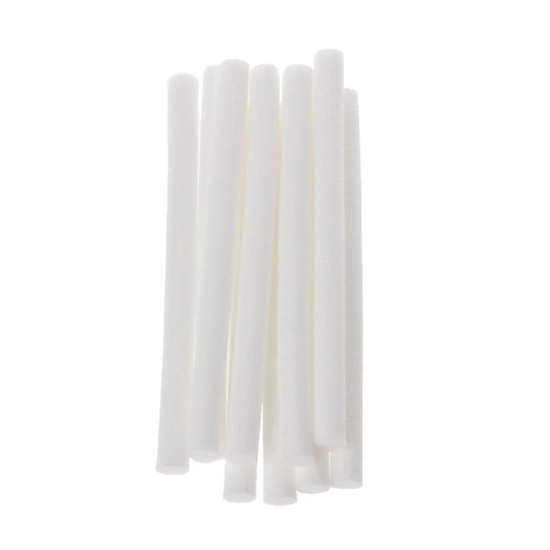 2025 New 10Pcs 8mm Humidifier Cotton Swab Cotton Filter Wicks Humidifier Sticks